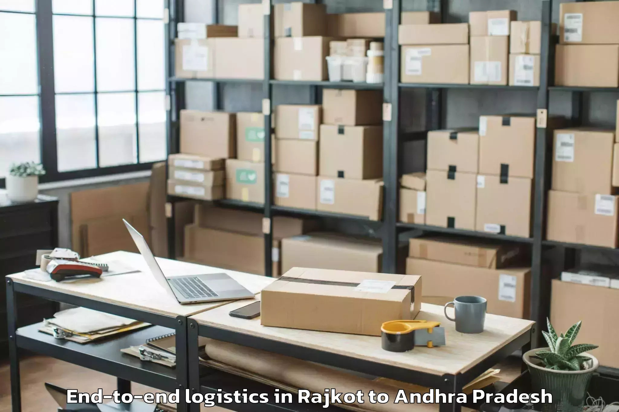 Top Rajkot to Pamidimukkala End To End Logistics Available